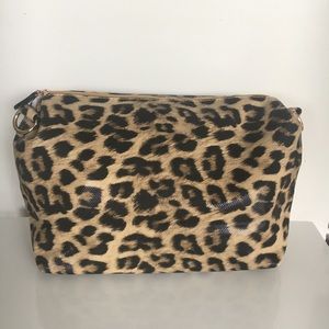 Leopard Print Makeup Bag